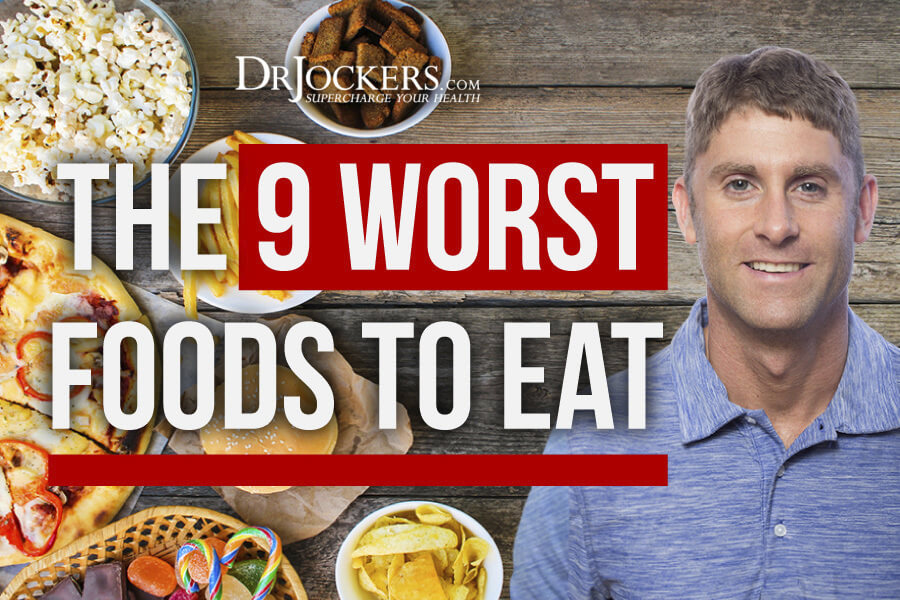 最糟糕的食物，9种最糟糕的食物和健康的交换